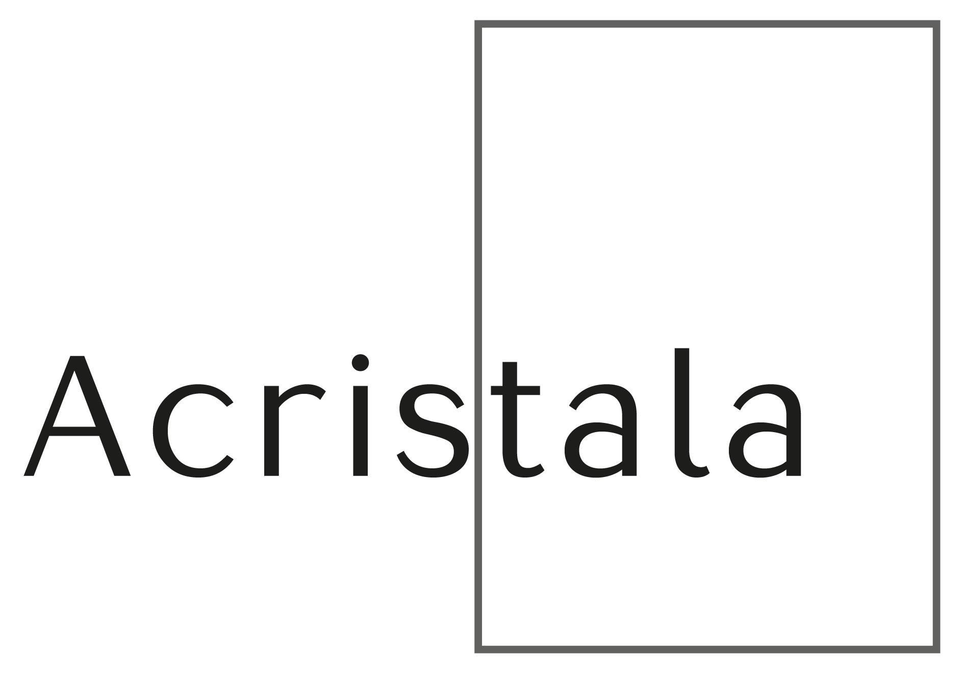 marca acristala editable negro